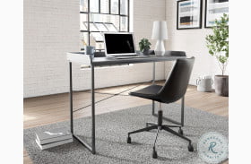 Yarlow Black and Ebony Home Office Set