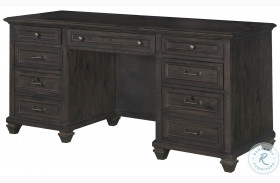 Sutton Place Weathered Charcoal Credenza