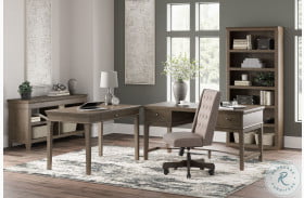 Janismore Weathered Grey Small Leg Home Office Set
