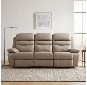 Hancock Latte Double 87" Power Reclining Sofa