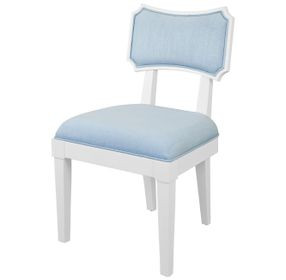 Hayden Light Blue Performance Fabric Upholstered Dining Chair