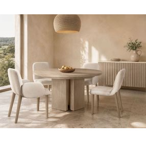 Loggia White Performance Fabric Arm Chair