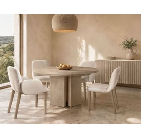 Loggia Aria 80" Extendable Oval Dining Table