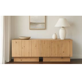 Shawn Natural 6 Door Sideboard