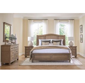 Oxford Tan 2 Drawer Nightstand