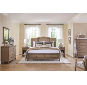 Oxford Tan 6 Drawer Dresser