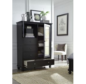 Oxford Black Chifferobe