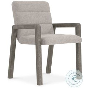 Monolith Beige Performance Fabric Arm Chair Set of 2