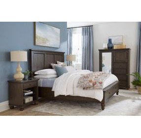 Cambridge Cracked Pepper 1 Drawer Bedside Nightstand