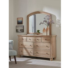 Cambridge Modern Khaki 7 Drawer Dresser