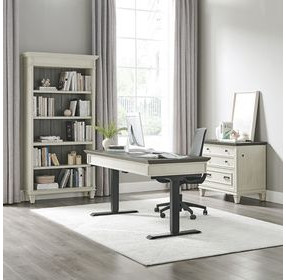 Hartford Antique White And Gray Lateral File Cabinet