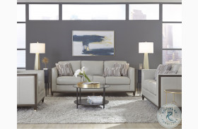 Addison Frost Grey Leather Living room Set