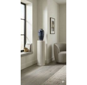 Tulane White 36" Round Side Table