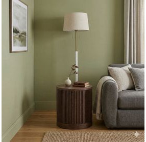 Tulane Brown Round End Table