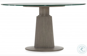 Elixir Soft Gray Adjustable 42" Round Dining Table