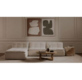 Joel Natural Round Coffee Table