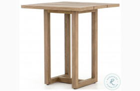Stapleton Washed Brown Outdoor Bar Table