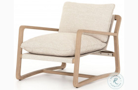 Lane Faye Sand Washed Brown Outdoor Chair