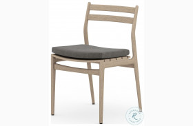Atherton Brown And Charcoal Outdoor Dining Chair