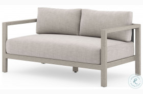 Sonoma 60" Grey And Stone Grey Outdoor Sofa