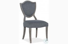 Beaumont Soft Grey Shield Back Side Chair Set Of 2
