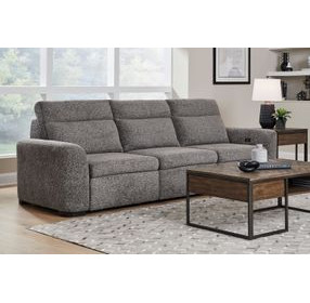 Kline Nightfall 3 Piece Modular Slider 129" Sofa with USB Charging