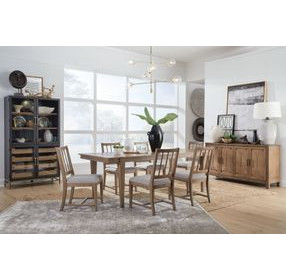 Lindon Belgian Wheat 92" Extendable Rectangular Dining Table
