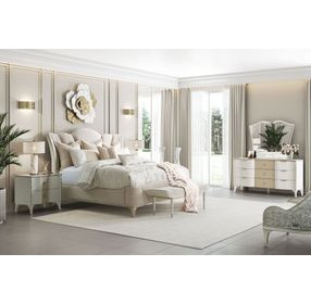 La Marisia Champagne and Tranquil Accent Chair