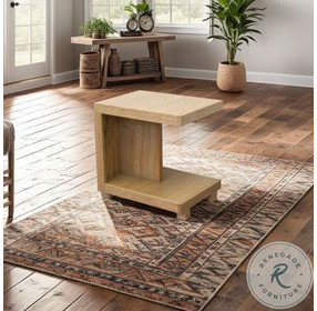 Laurel Canyon Natural 18" Chairside Table