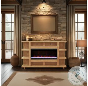 Laurel Canyon Natural 72" Mantel Fireplace