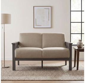 Lewiston Light Brown Loveseat