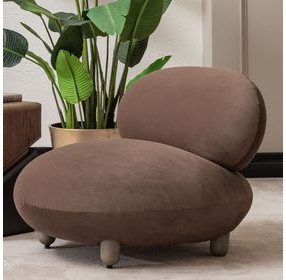 Bristol Point Fawn Upholstered Accent Chair