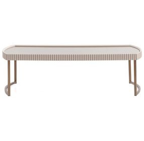 Lisbon Silken Cream and Bronze Occasional Table Set