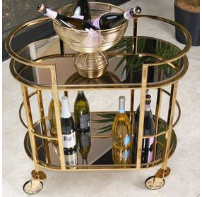 Savannah Breeze Gold Bar Cart