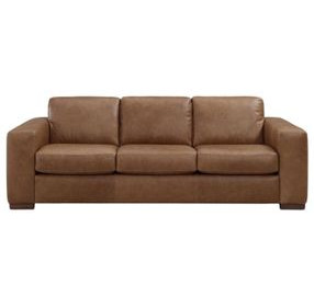 Inglewood Vintage Brown Derby Leather Living Room Set