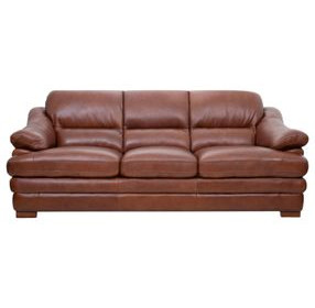 Thatcher Brown Leather Living Room Set