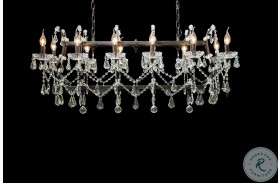 Gloucester Clear And Black 12 Light Chandelier