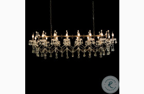 Gloucester Clear And Black 16 Light Chandelier