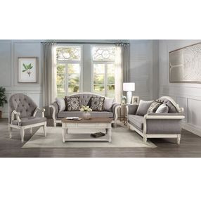 Florian Gray 71" Loveseat with Pillow