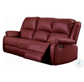 Zuriel Red Reclining Living Room Set
