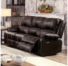 Zuriel Brown Rocker Reclining 81" Sofa