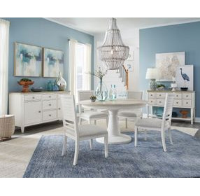 Echo Isles Sea Pearl and Driftwood 72" Extendable Oval Dining Table