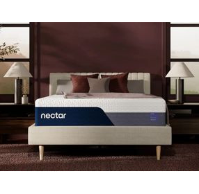 Nectar Luxe Memory Foam White Twin XL Mattress