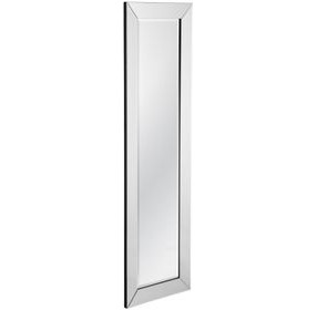 Perry Black and Clear Rectangular Wall Mirror
