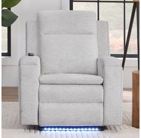 Armstrong Clearwater Sand Rocker Heat Massage Power Recliner with LED and USB Charging