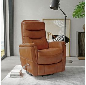 Gemini Butterscotch Manual Swivel Glider Recliner