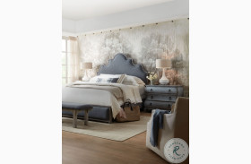 Beaumont Soft Grey upholstered Panel Bedroom Set