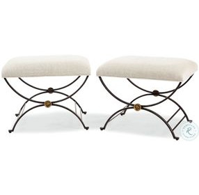Niles Linen Fabric Bench