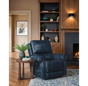 Eisley Sorrento Night Seas Leather Lift Power Recliner With Power Headrest And Lumbar