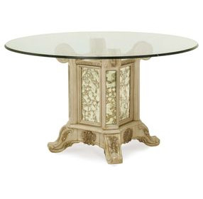 Platine de Royale Champagne 54" Round Dining Table